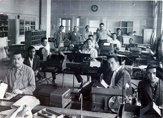 Central Telegraphique04a.jpg - Central Télégraphique 1960- TANGER / MAROC Photos communiquées par François Girard  